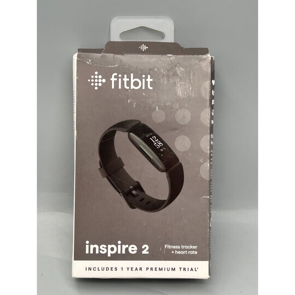 Fitbit Inspire 2 Fitness & Health Tracker (Black) - Sealed